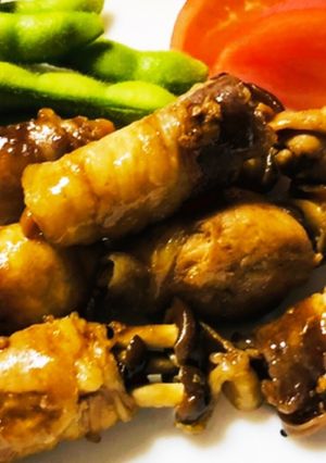 夜ご飯にもお弁当にも！キノコの豚肉巻き-レシピのメイン写真