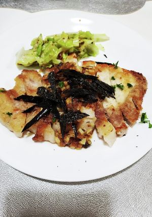 夏の豚ロースソテー梅ソース-レシピのメイン写真