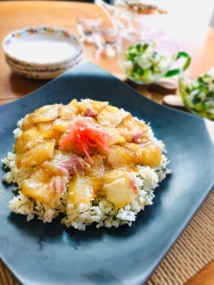 鯛と切り干し大根の手こね寿司-レシピのメイン写真