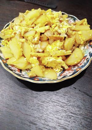 じゃがいもとエリンギの卵とじ-レシピのメイン写真