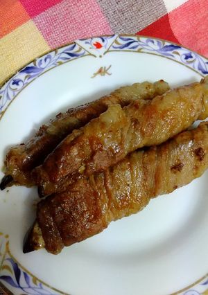なすの牛バラまき-レシピのメイン写真