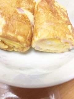 ハム入り卵焼き-レシピのメイン写真