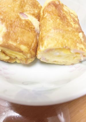 ハム入り卵焼き-レシピのメイン写真