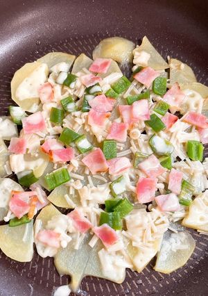 離乳食完了期 じゃがいもとえのきのマヨ焼-レシピのメイン写真