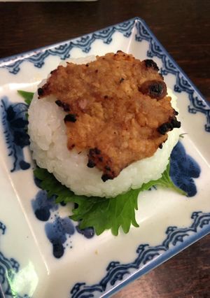 徳之島のお茶請け味噌の焼きおにぎり-レシピのメイン写真