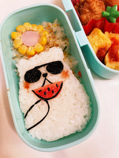 白くま 夏 キャラ弁 簡単-レシピのメイン写真