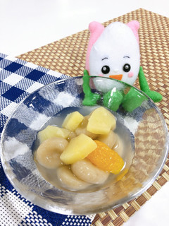バナナ白玉入りフルーツポンチ-レシピのメイン写真