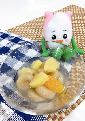 バナナ白玉入りフルーツポンチ-レシピのメイン写真