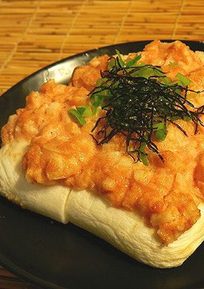 簡単おつまみ♪　はんぺんの明太マヨ焼き！-レシピのメイン写真