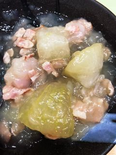 冬瓜とベーコンの煮物-レシピのメイン写真