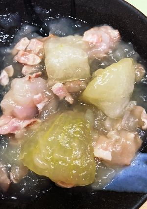 冬瓜とベーコンの煮物-レシピのメイン写真