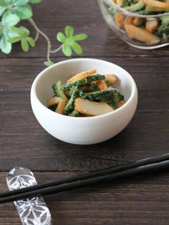ゴーヤとさつま揚げの酢の物-レシピのメイン写真