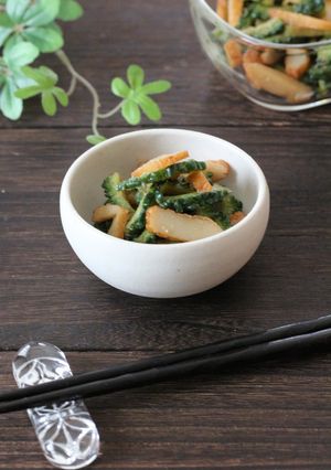ゴーヤとさつま揚げの酢の物-レシピのメイン写真