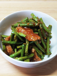 三尺ささげのレッドカレー炒め-レシピのメイン写真