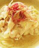 豚しゃぶとみょうがのごまあごだし冷うどん