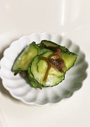 胡瓜の梅昆布和え-レシピのメイン写真