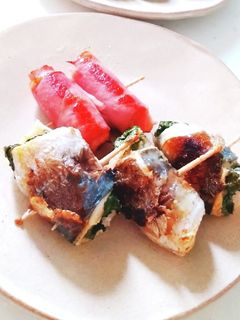鯵の梅しそ巻き-レシピのメイン写真