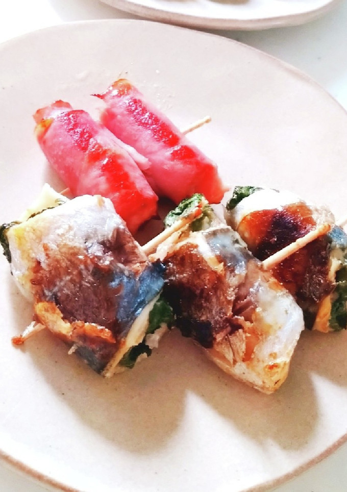 鯵の梅しそ巻き-レシピのメイン写真
