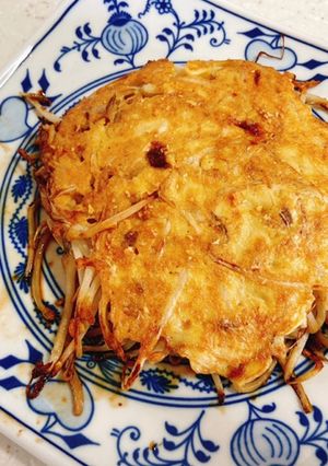 もやしと卵の醤油焼き-レシピのメイン写真