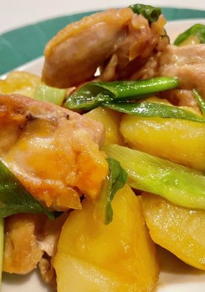 鶏肉とじゃがいもの照り煮-レシピのメイン写真