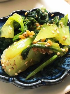 チンゲン菜の醤油麹和え-レシピのメイン写真