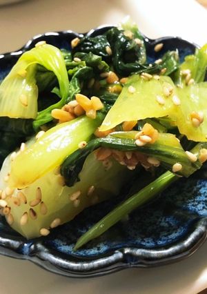 チンゲン菜の醤油麹和え-レシピのメイン写真