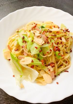 アスパラ使ったペペロンチーノ-レシピのメイン写真