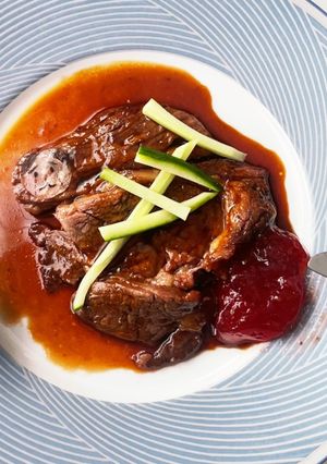 牛ロース様のステーキ〜特製羽生蛇ソース〜-レシピのメイン写真