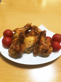 油2センチプライパンで手羽元唐揚げ-レシピのメイン写真