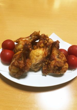 油2ｾﾝﾁプライパンで手羽元唐揚げ-レシピのメイン写真