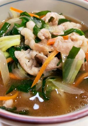 ゆかりのイブクロ野菜たっぷり味噌ラーメン-レシピのメイン写真