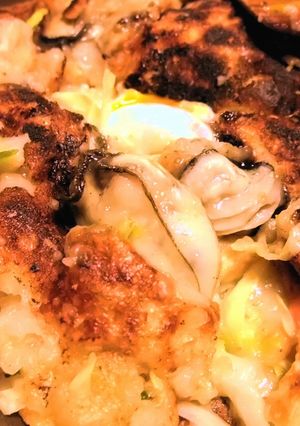 岡山B級グルメ★カキオコ　牡蠣お好み焼き-レシピのメイン写真