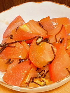 トマトの塩昆布和え-レシピのメイン写真