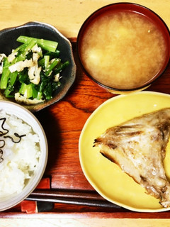 ブリカマと小松菜のおしたし-レシピのメイン写真