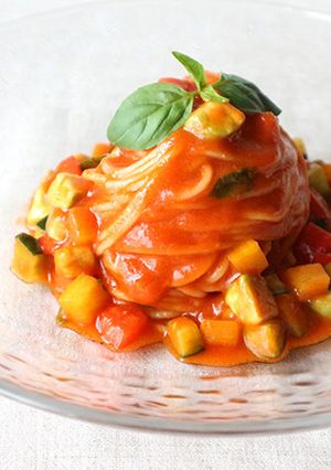 夏のランチに♡冷製パスタガスパチョソース-レシピのメイン写真