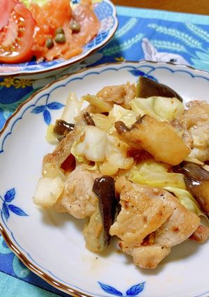 簡単⭐︎鶏肉とキャベツの辛味噌炒め⭐︎-レシピのメイン写真
