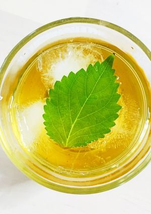 甘さ控えめ★青しそジュース★りんご酢-レシピのメイン写真