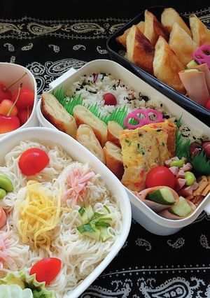 ❜21/7/27 チーズポテト春巻弁当-レシピのメイン写真