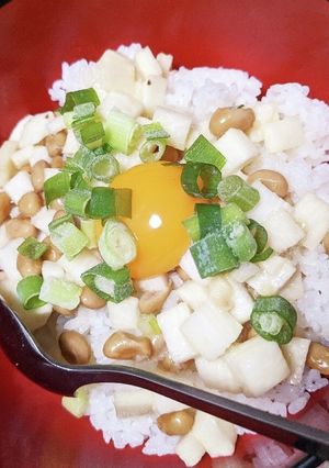 簡単！ネバネバ丼☆納豆×長芋醤油だし味-レシピのメイン写真