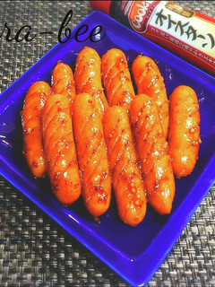 コクうま!オイスター照りマスウインナー-レシピのメイン写真