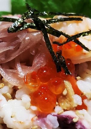 お年寄り絶賛シリーズ☆イカ☆エビちらし☆-レシピのメイン写真