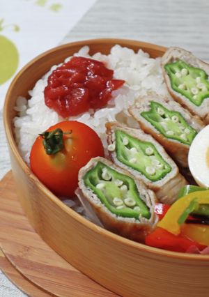いちほまれ　オクラ肉巻弁当【ＪＡ福井県】-レシピのメイン写真