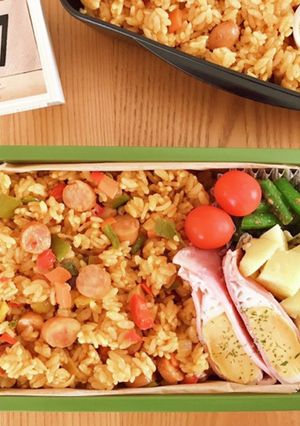 カレーピラフ弁当 21/7.27-レシピのメイン写真