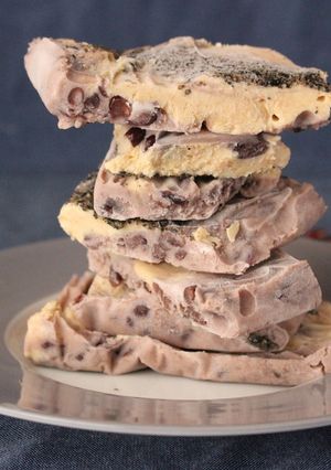 小豆ときなこの和風ヨーグルトバークアイス-レシピのメイン写真