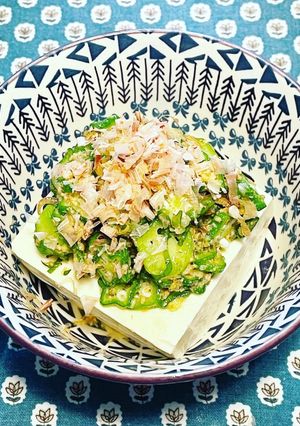 オクラ豆腐-レシピのメイン写真