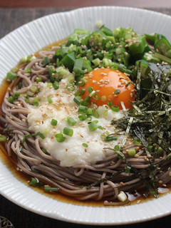 とろろとオクラのぶっかけ冷やしそば-レシピのメイン写真