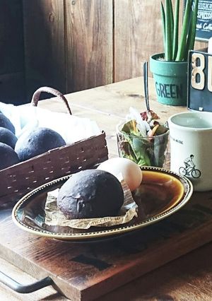 おうちカフェ★まっ黒バナナパン-レシピのメイン写真