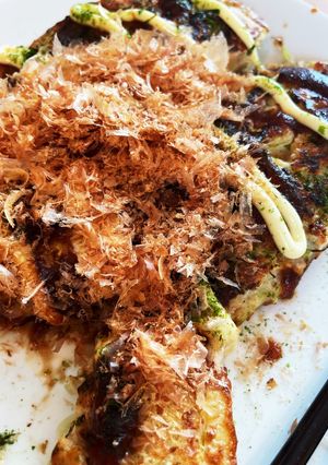 オートミールとおからパウダーのお好み焼き-レシピのメイン写真
