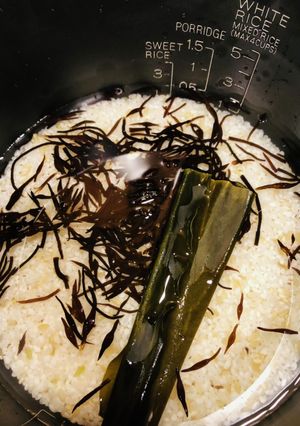 ひじき炊き込みご飯　超簡単・健康的料理♡-レシピのメイン写真