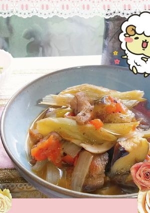 鶏肉となすのカレートマト煮込み-レシピのメイン写真